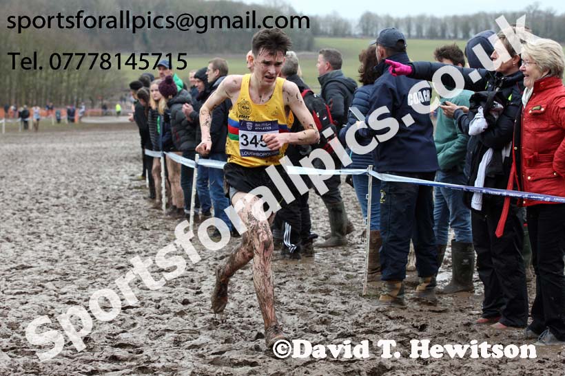 Mens under-17s 2018 British Inter Counties Cross Country Champs., Prestwold Hall, Loughborough. Photo: David T. Hewitson/Sports for All Pics